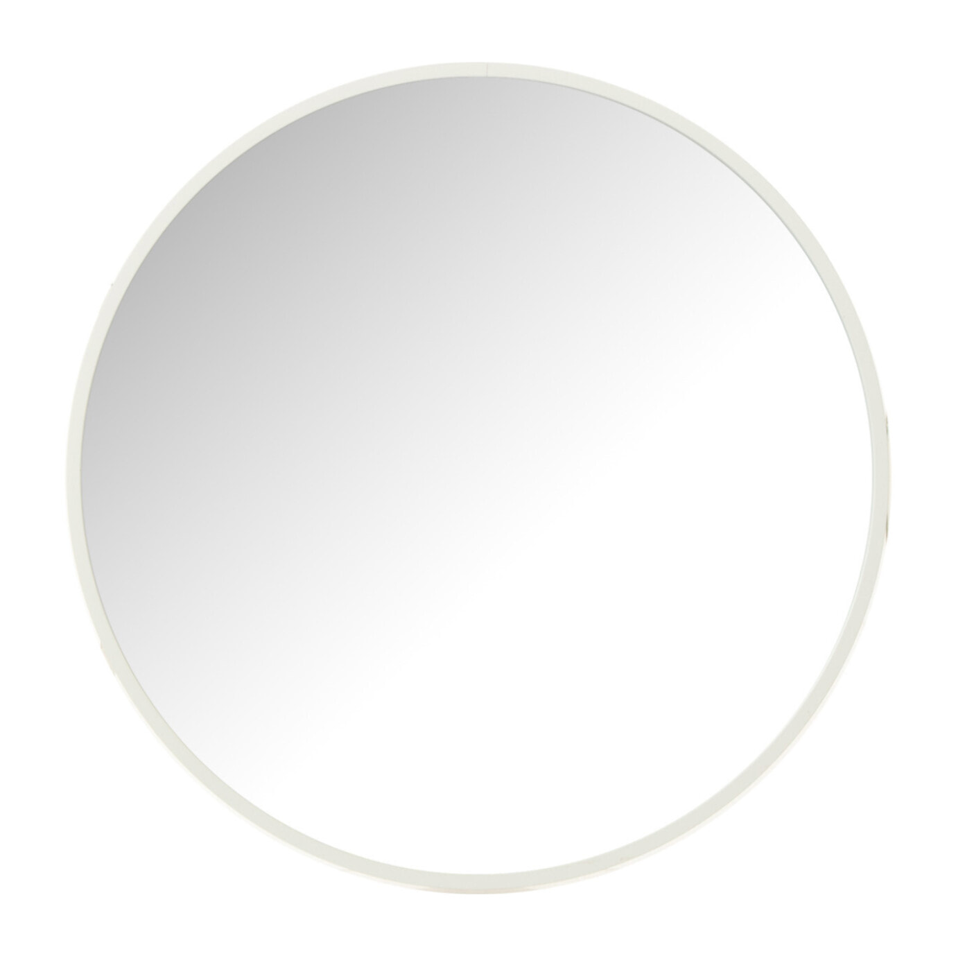 J-Line miroir Rond - verre/métal - blanc - small - Ø 40 cm