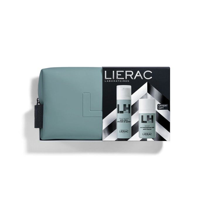Lierac Homme - Coffret Fluide Anti-Âge Global 50ml + Déodorant 50ml