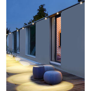 8 Spot solaire connecté MINI ROUNDY 100L