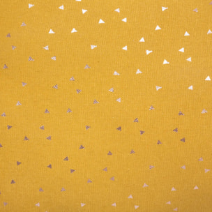 Coussin enfant "Berlingot" nuage - coton - jaune ocre - 45x28 cm