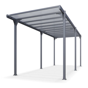 Carport camping car - Toit monopente - Hegoa 25