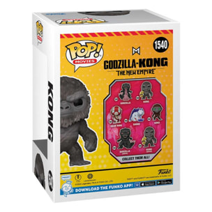 Godzilla e Kong 2 Pop! Movies Figure in Vinile Kong 9 Cm Funko