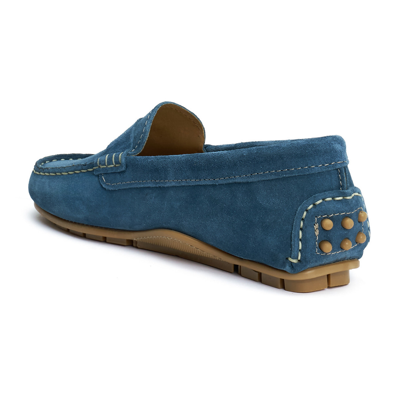Mocassino Driver British Passport Denim