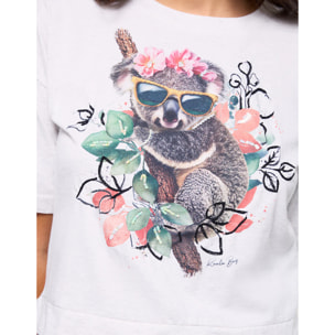 Camiseta Manga Corta Gris Claro - Kolala