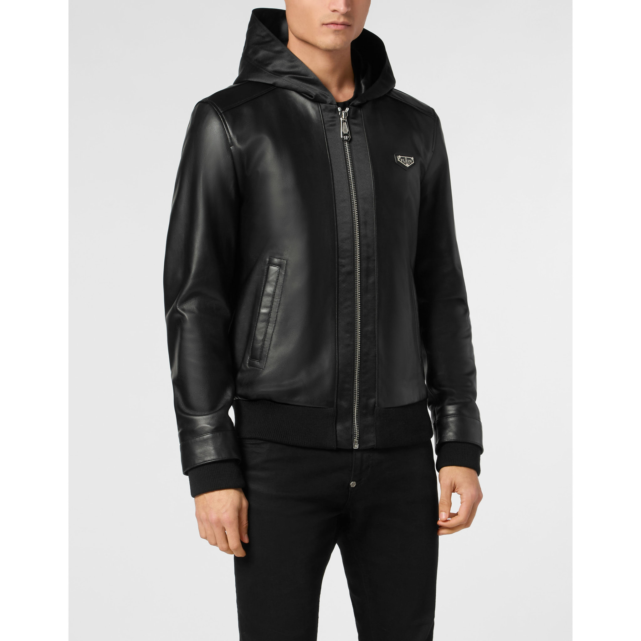 PHILIPP PLEIN Leather Jacket