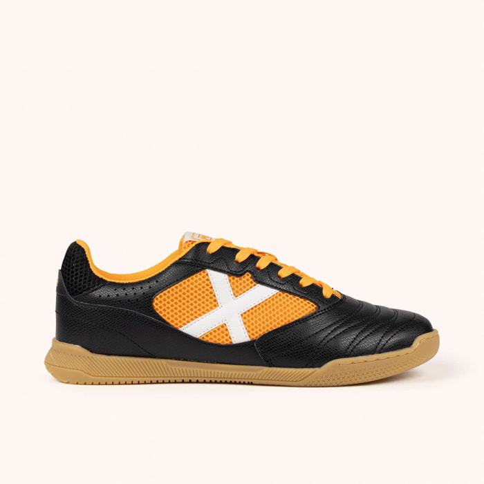 MUNICH DEBUT 08 Zapatillas de Fútbol Sala Profesionales Negro y Naranja