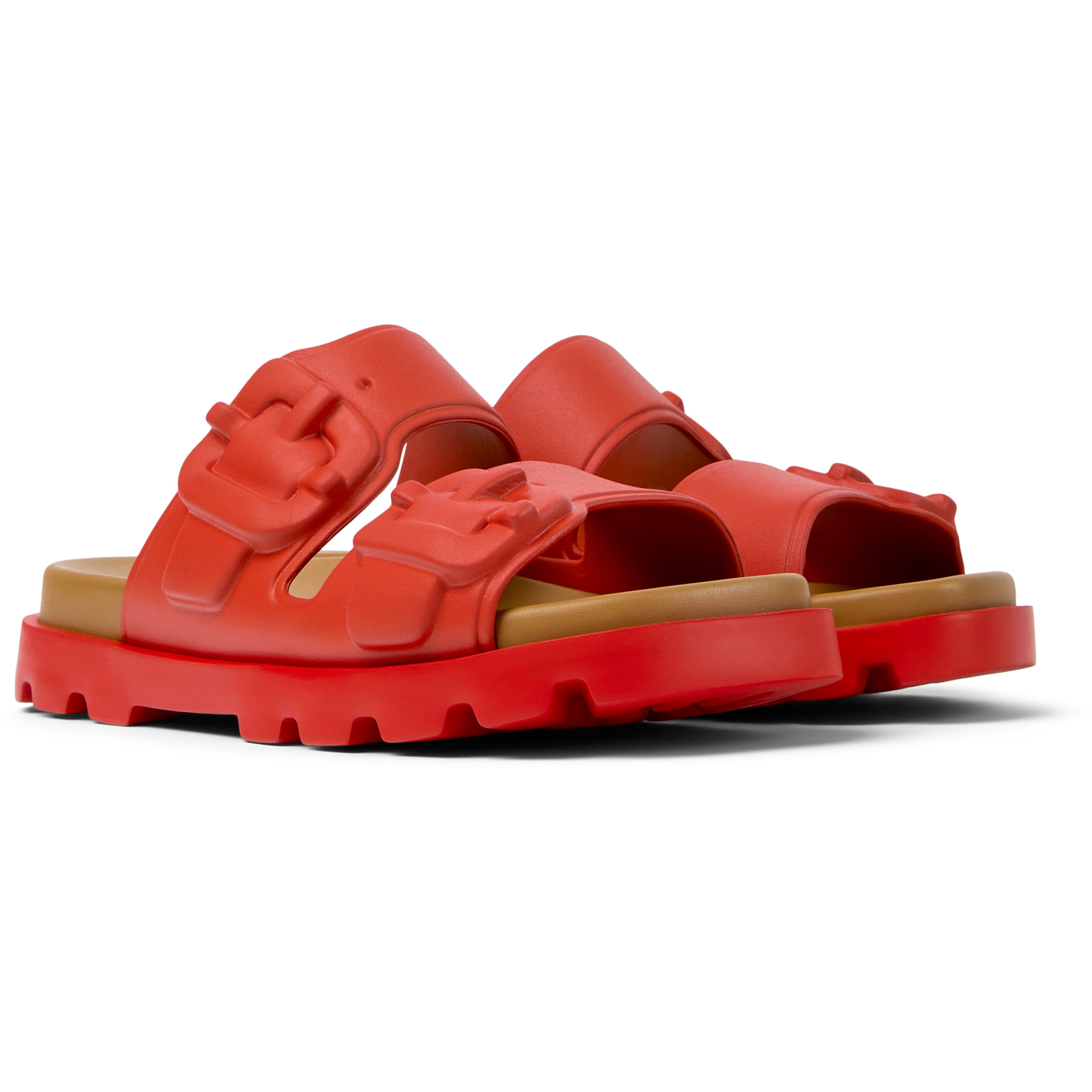 Sandalias - CAMPER Brutus Sandal - Rojo - Sintético