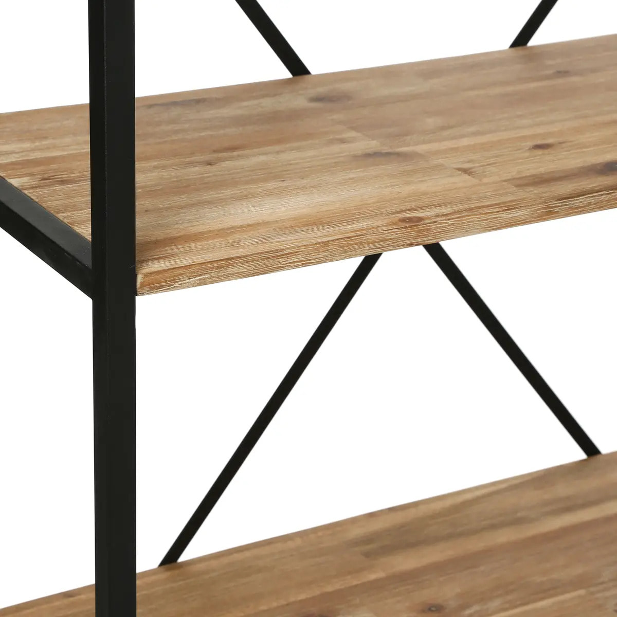 Étagère "Edena" acacia et métal 90x141cm