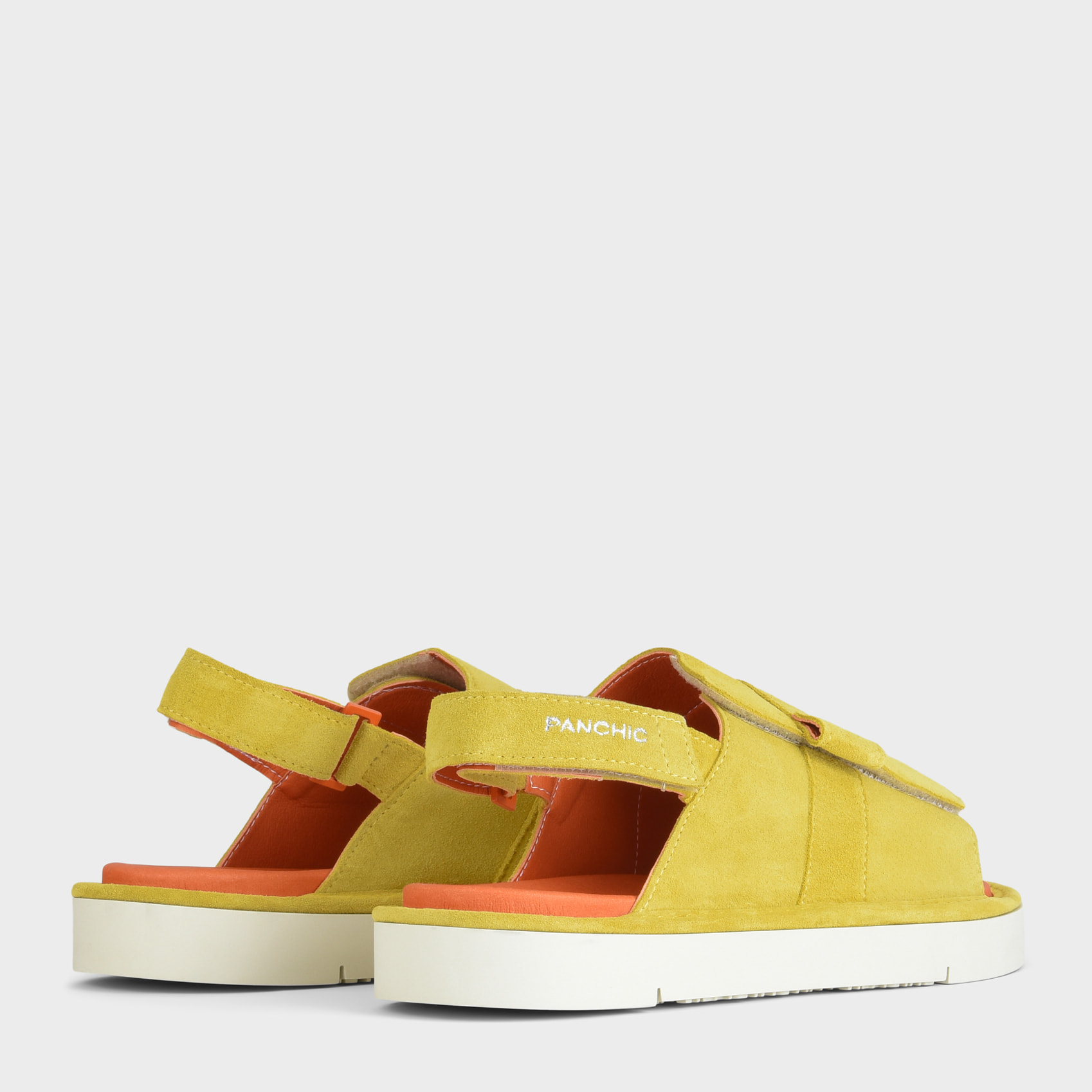 SANDALO P67 UOMO IN SUEDE E MICROFIBRA GIALLO