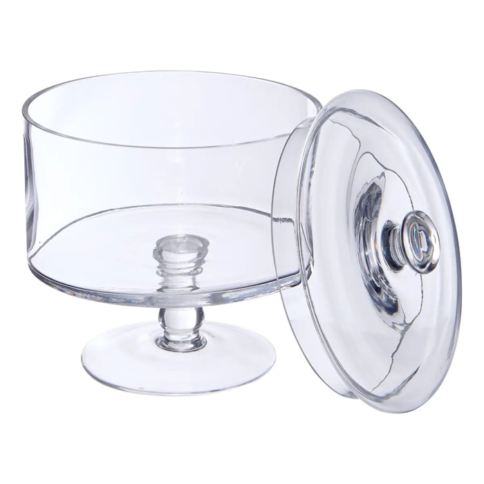 Bonbonnière verre sur pied 1,8L