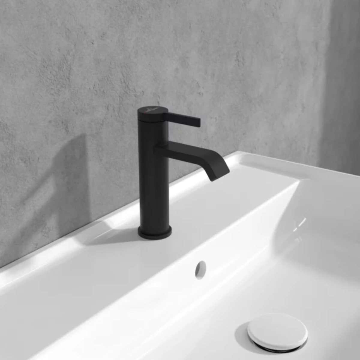 Mitigeur lavabo Dawn sans tirette Matt Black