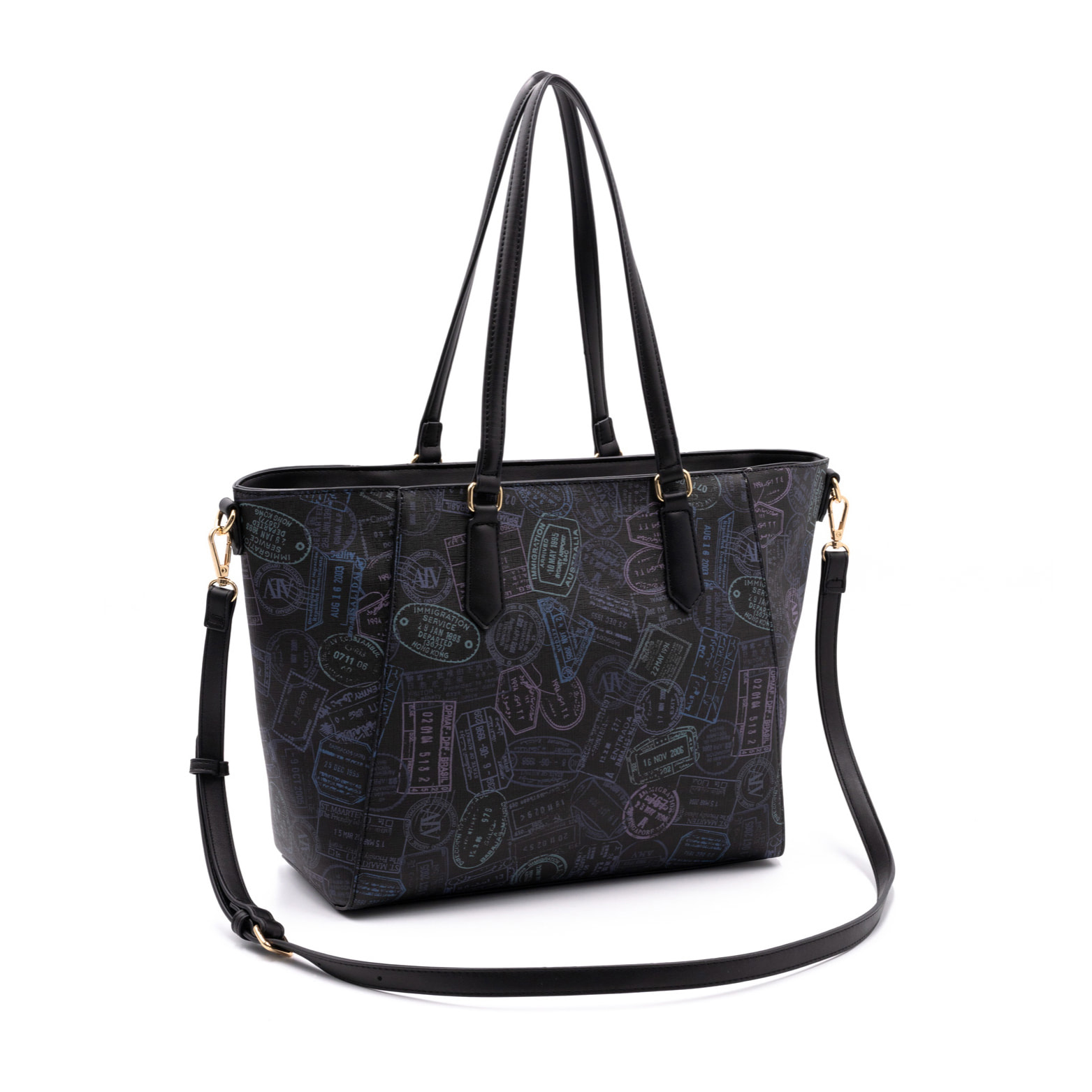 Borsa a spalla  da donna Poliuretano Prodotto alla Moda 44x16x28 cm