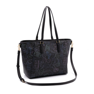 Borsa a spalla  da donna Poliuretano Prodotto alla Moda 44x16x28 cm