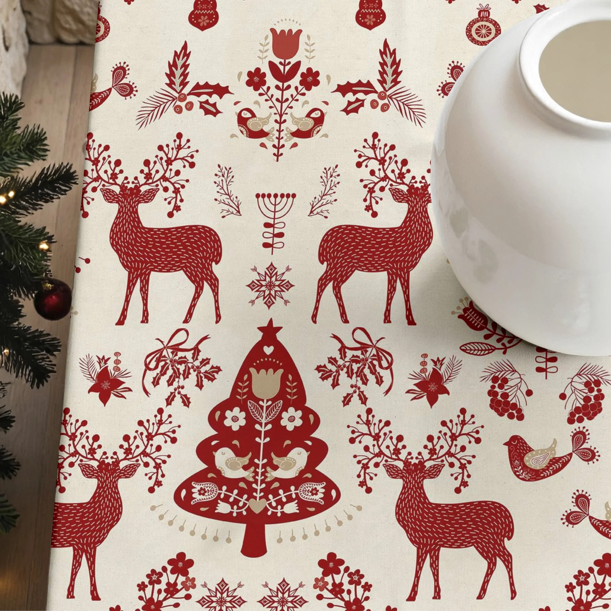 Nappe en résine Anti-tâches Merry Christmas 42