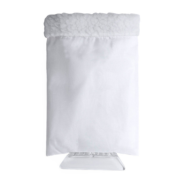 Rascador de hielo Dasha con manopla de protección en resistente poliéster 210T.