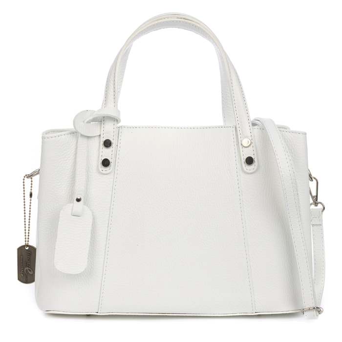 Bagnaria borsa tote donna. Vera pelle Dollaro.