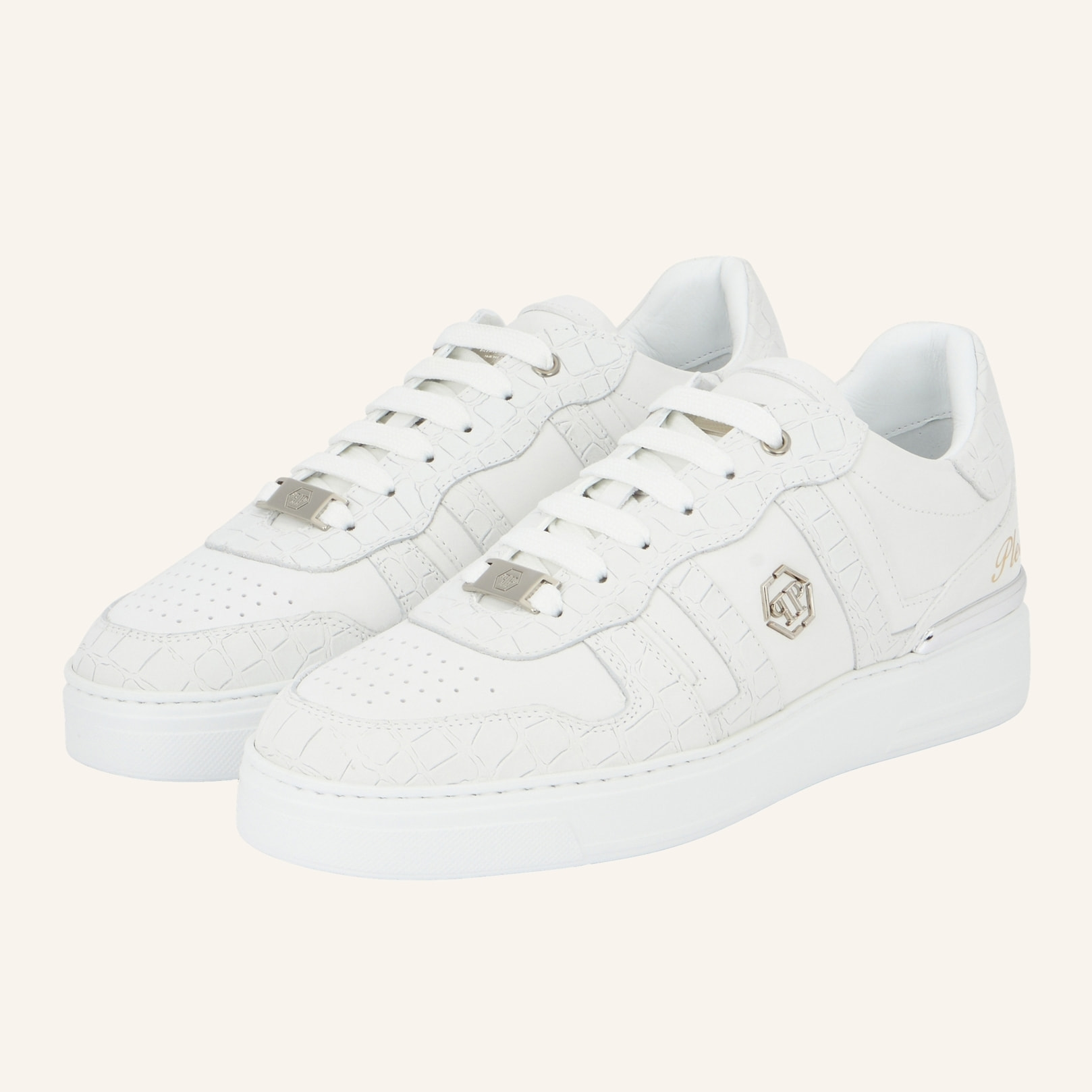PHILIPP PLEIN Lo-Top Sneakers COCCO