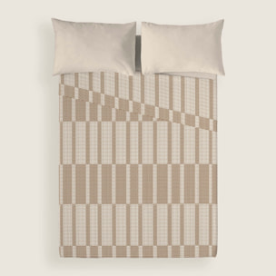 Juego de Sábanas Estampadas - Incluye 1 o 2 Fundas de Almohada - 100% Algodón - Carter