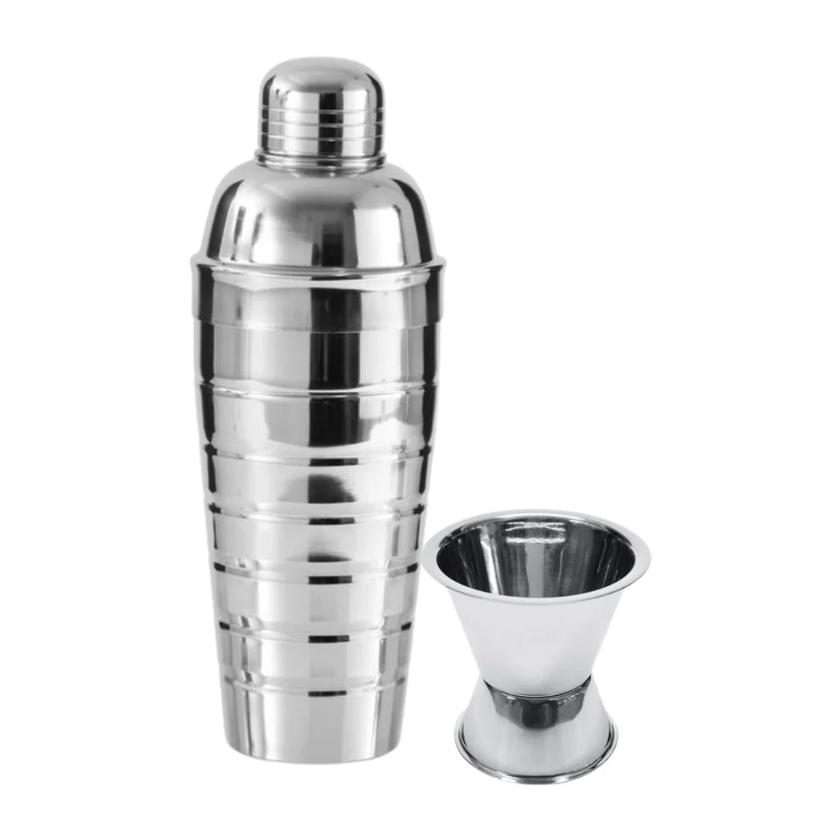 Duo cocktails avec shaker et doseur à alcool inox Fackelmann Bar Concept