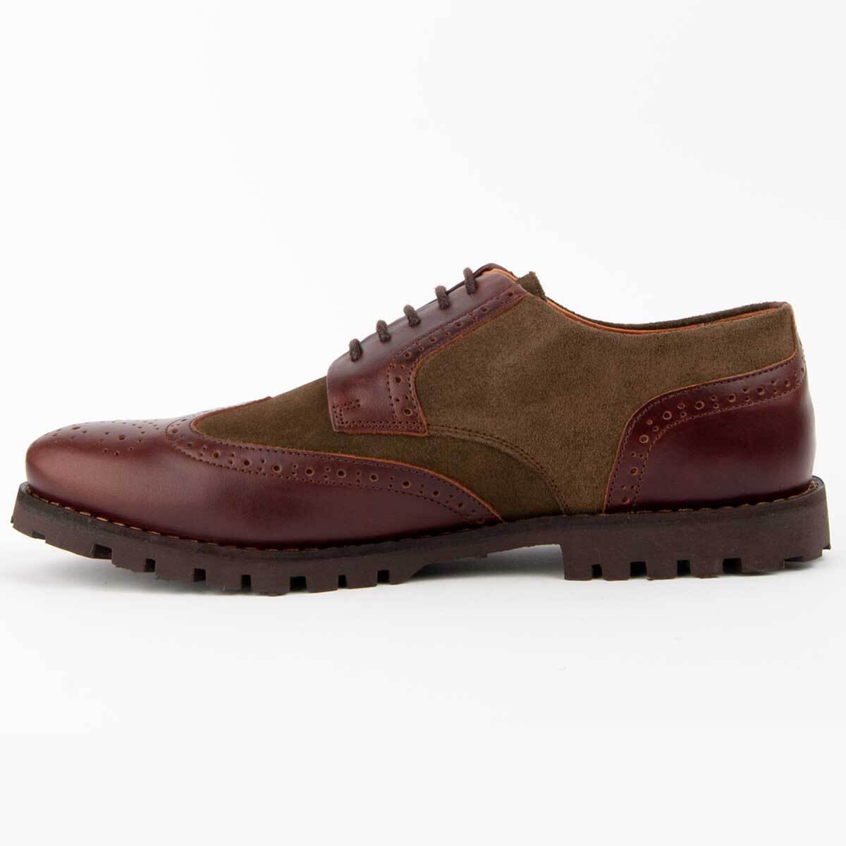 Zapato Oxford De Piel - Verde