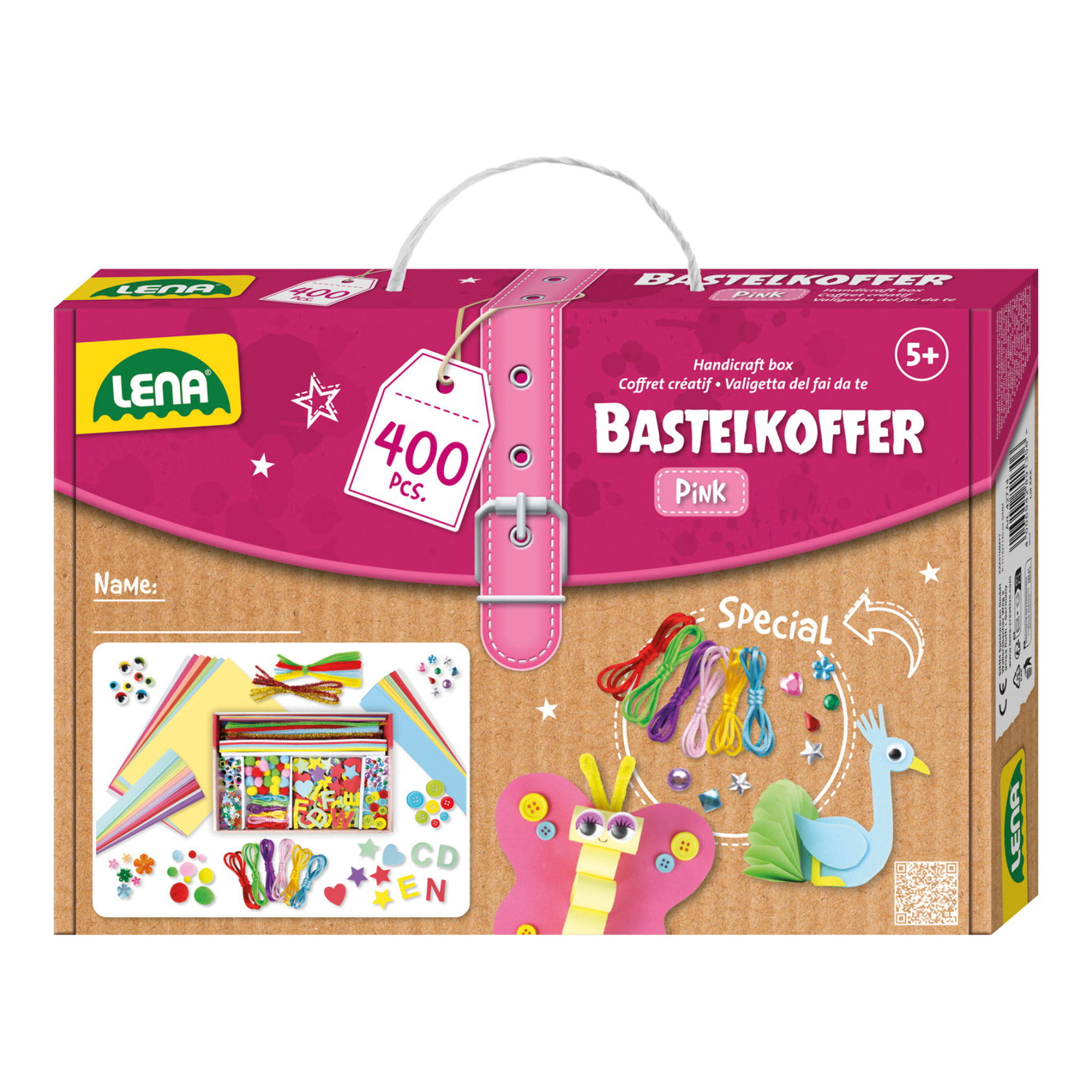 Scatola dei Lavoretti Creativi Accessori Fai da Te, Rosa