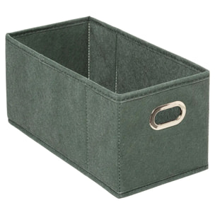 Panier tissu 15x31cm "Mix N' Modul" vert kaki