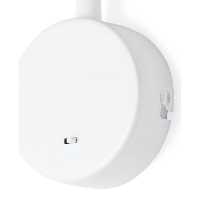 BOKEN Lampada da parete llettore bianco
