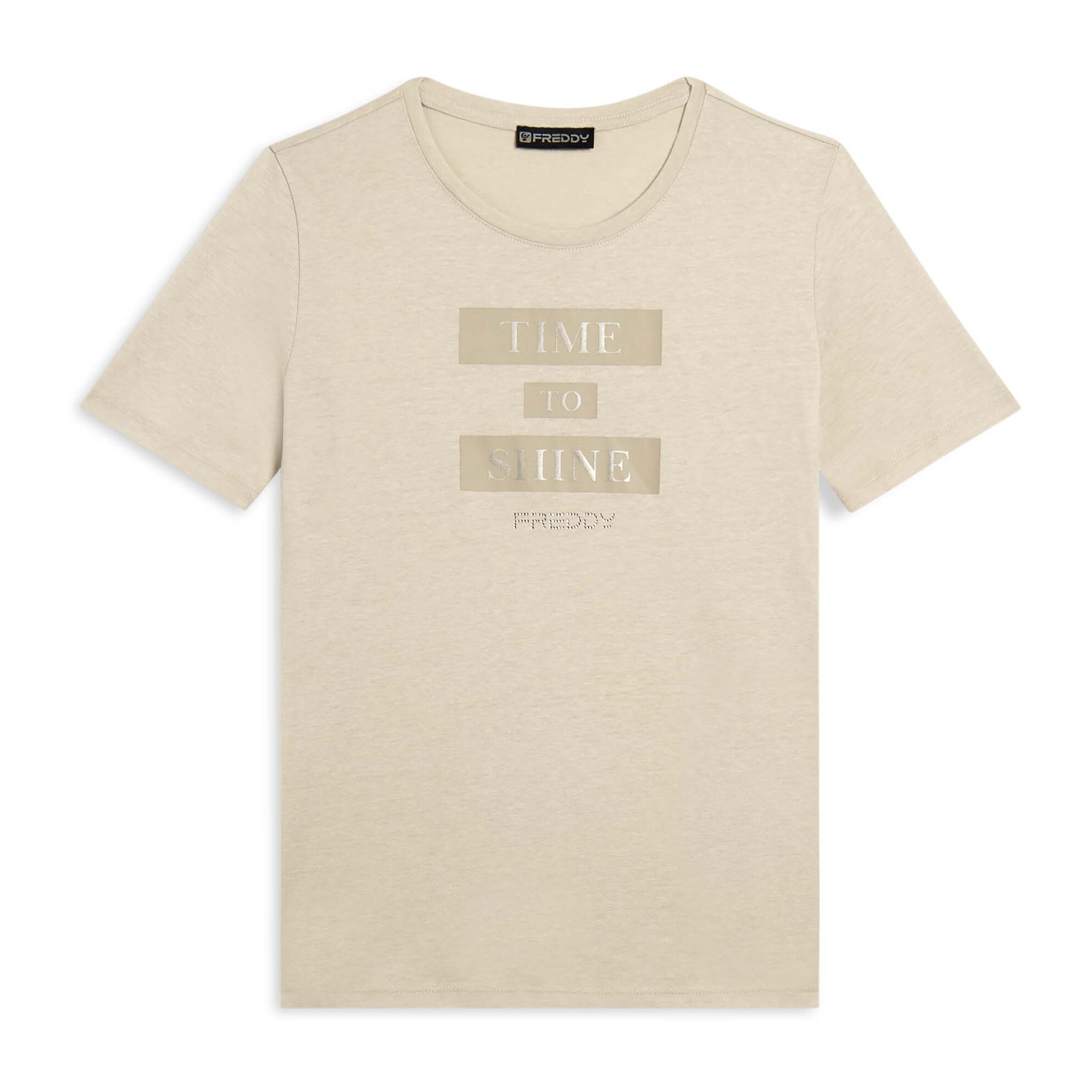 T-shirt da donna con grafica e slogan motivazionale