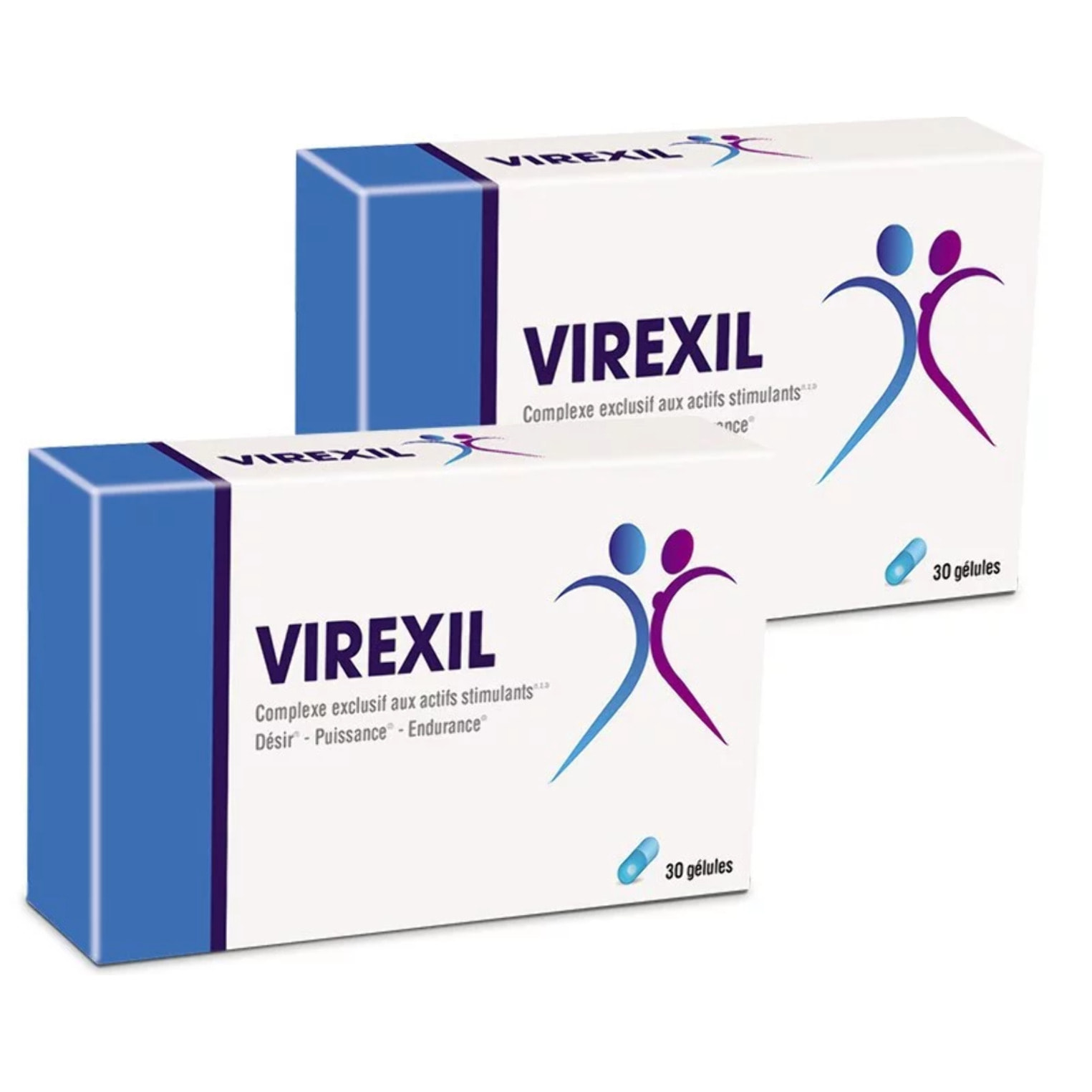 NUTRIEXPERT – Virexil – Aide à maintenir l'endurance – Stimule la libido et le désir – Contribue à une spermatogénèse normale – Complexe aux Actifs stimulants – Actifs d'origine naturelle - Lot de 2