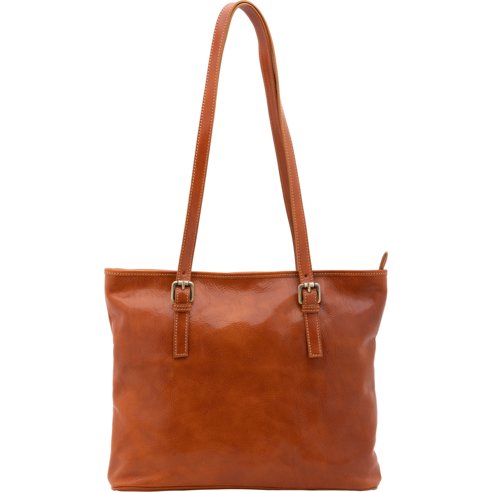 Borsa a spalla da donna - Modello False - 100% vera pelle - 31.0 x 41.0 x 10.0 cm