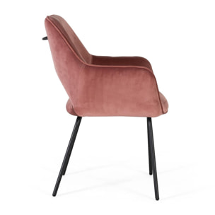 Silla de Terciopelo 60 Cm Estilo Moderno Contemporáneo