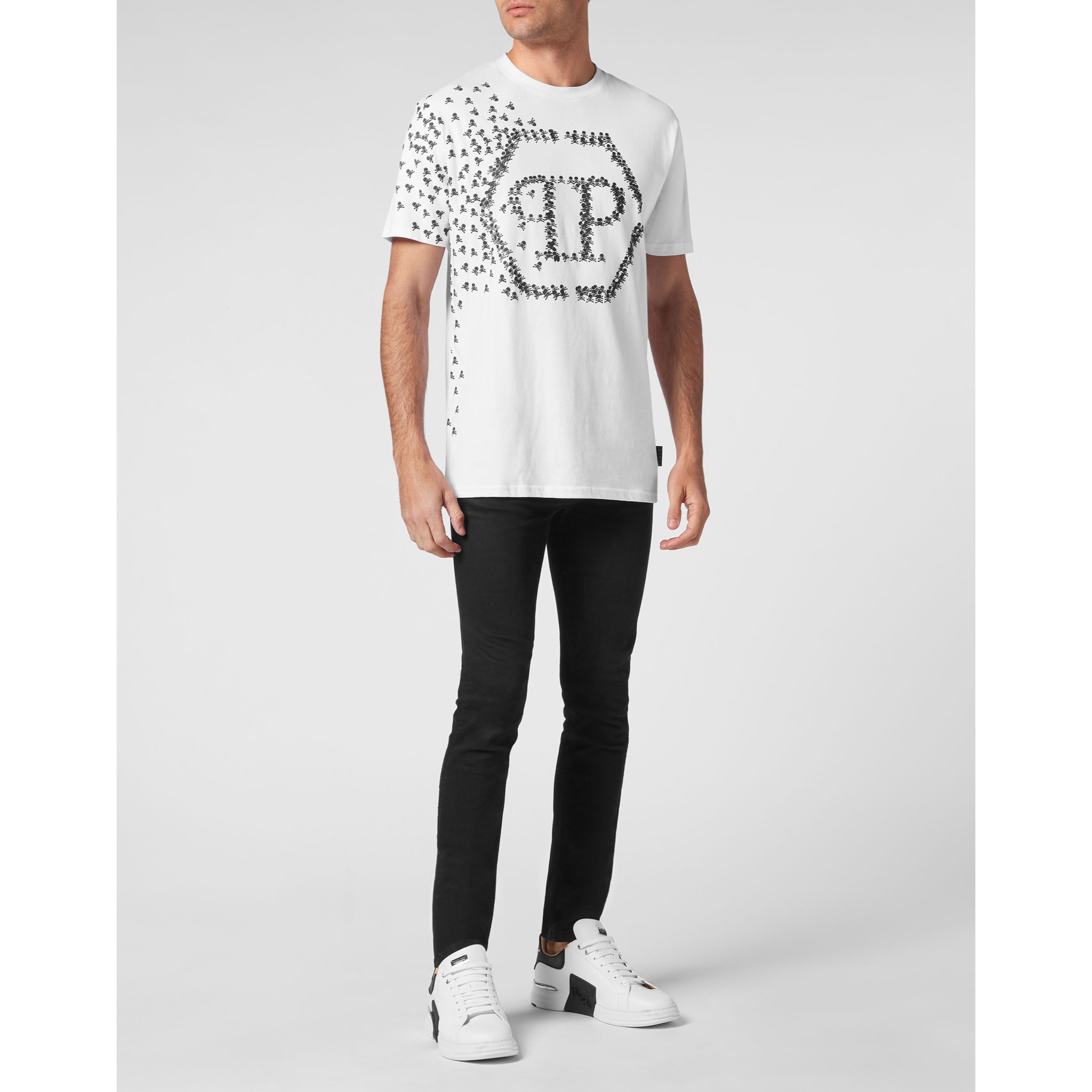 PHILIPP PLEIN Camiseta Cuello Redondo SKULL&BONES