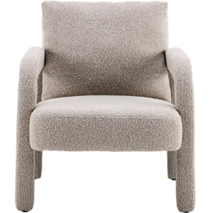 fauteuil en tissu bouclé - NIKO
