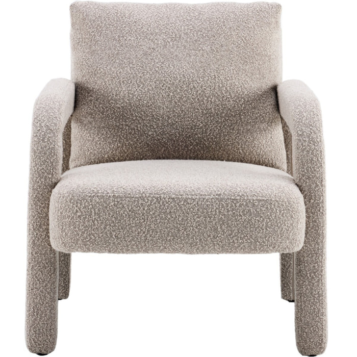 fauteuil en tissu bouclé - NIKO