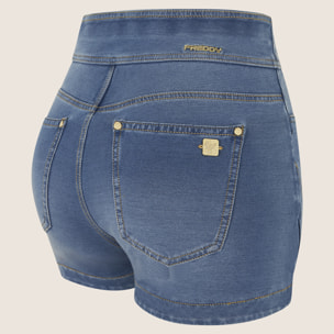 Jeggings N.O.W. skinny a vita alta super short