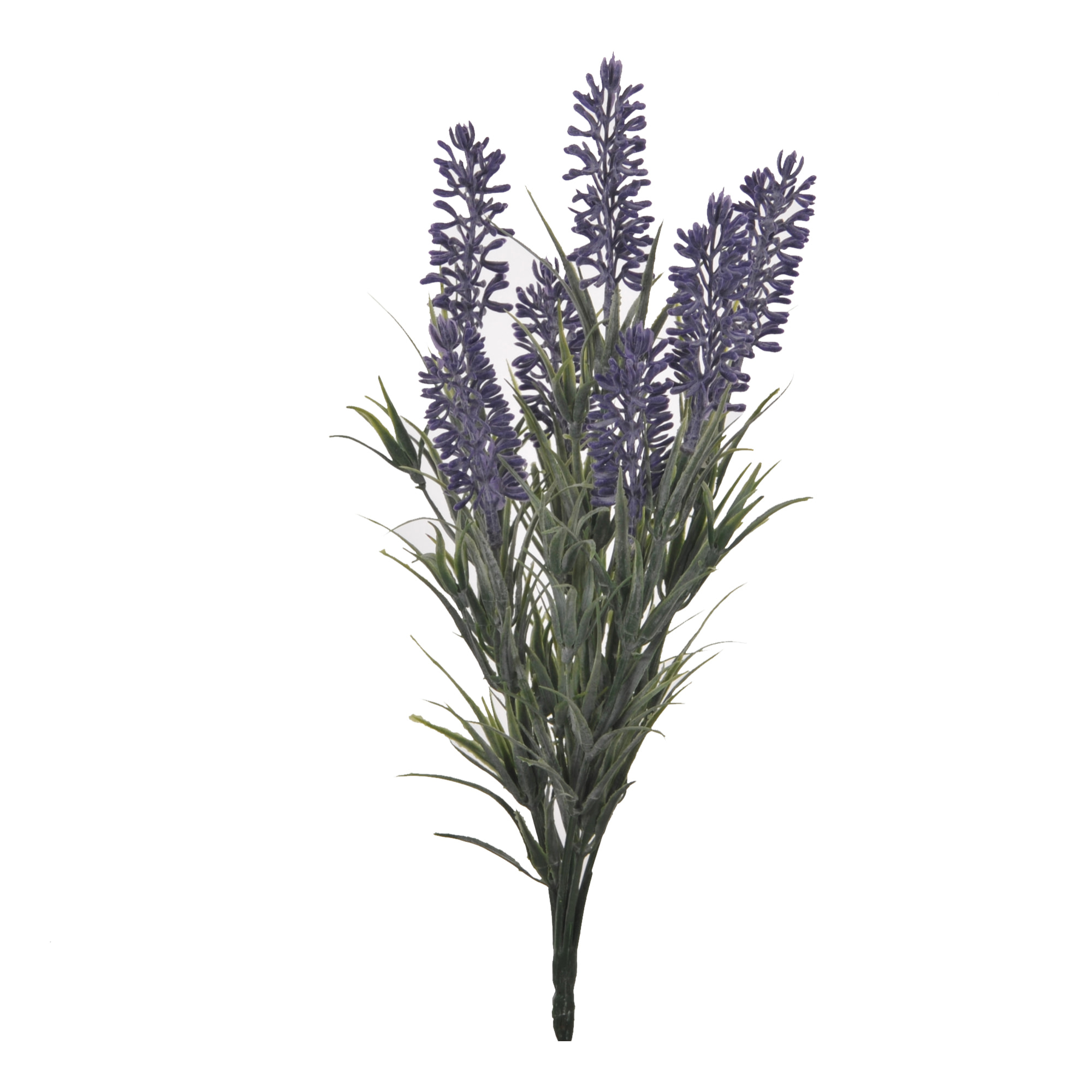 Cespuglio Di Lavanda Composta Da 7 Fiori. Altezza 34 Cm - Pezzi 12 - 8X34X8cm - Colore: Viola - Bianchi Dino - Fiori Artificiali