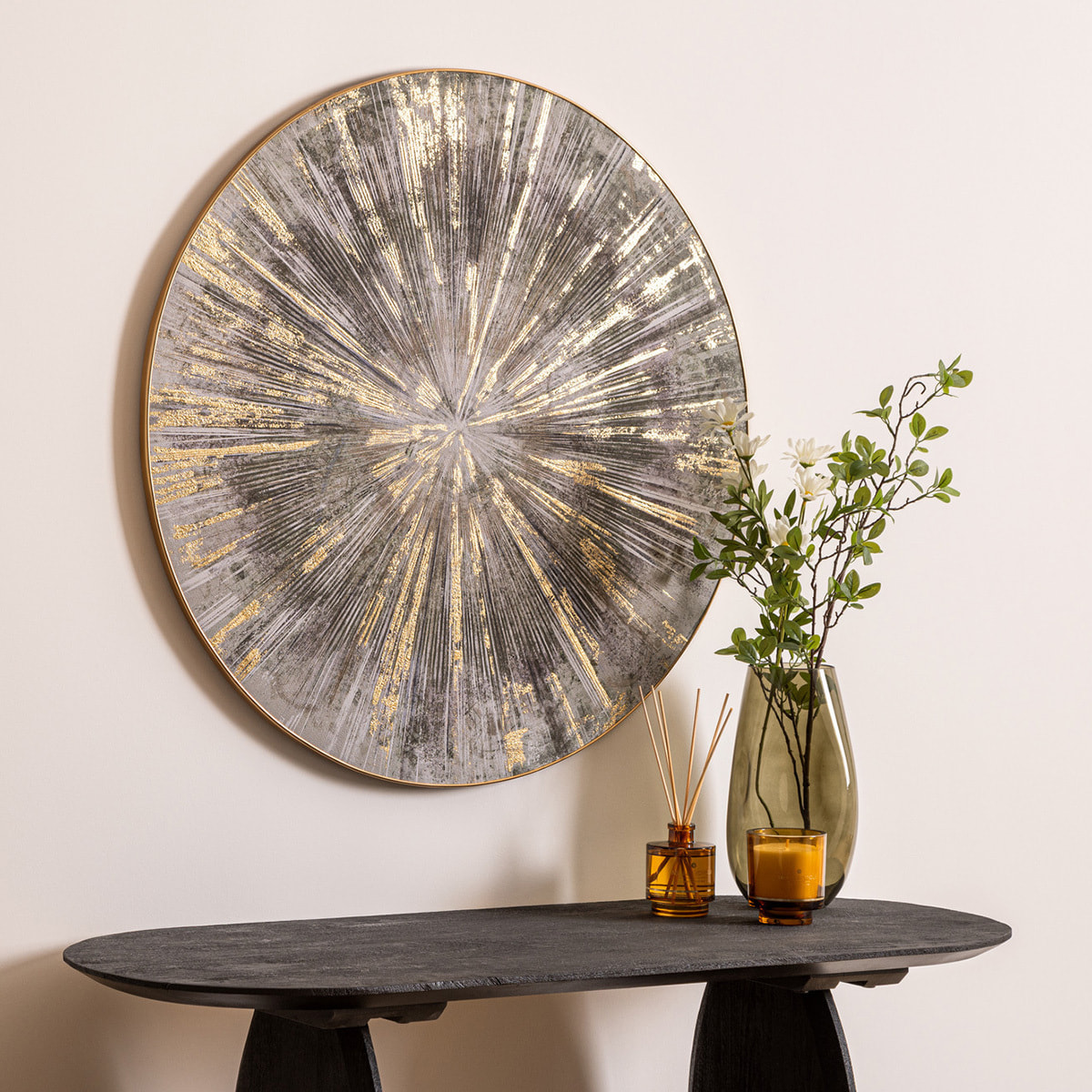 Déco murale Izzie gris D80cm