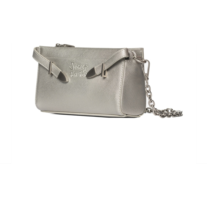 Borsa a tracolla da donna - Modello Lumina Lux - 100% poliuretano - 21.0 x 12.5 x 4.0 cm