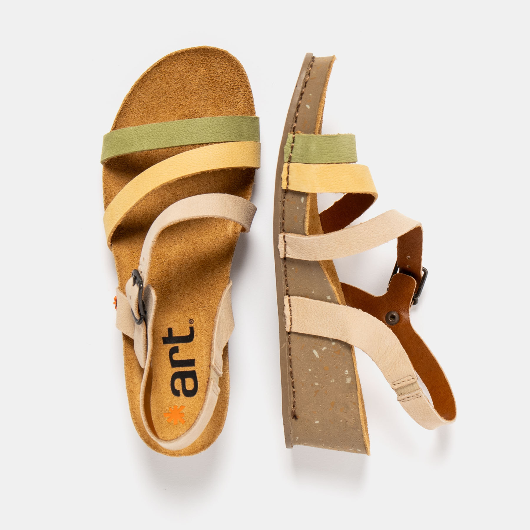 Sandalias 1930 MULTI CREAM-HONEY/ I LIVE color Cream-honey