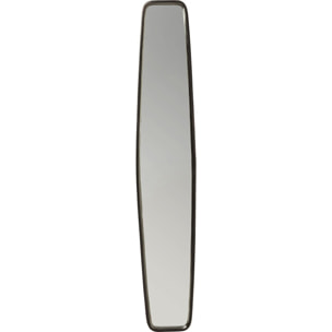 Miroir Clip 177x32cm noir Kare Design