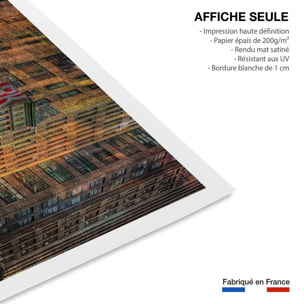 Affiche design Brick Facade Affiche seule