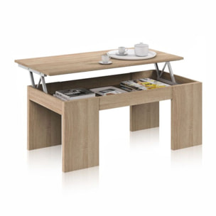 Mesa de centro elevable Calex Roble Canadian