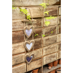 J-Line Cadre Photo Coeur - bois - naturel