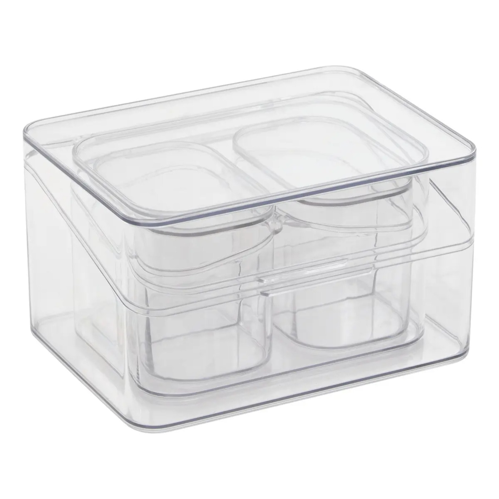 Organiseur de tiroir 4 pièces transparent