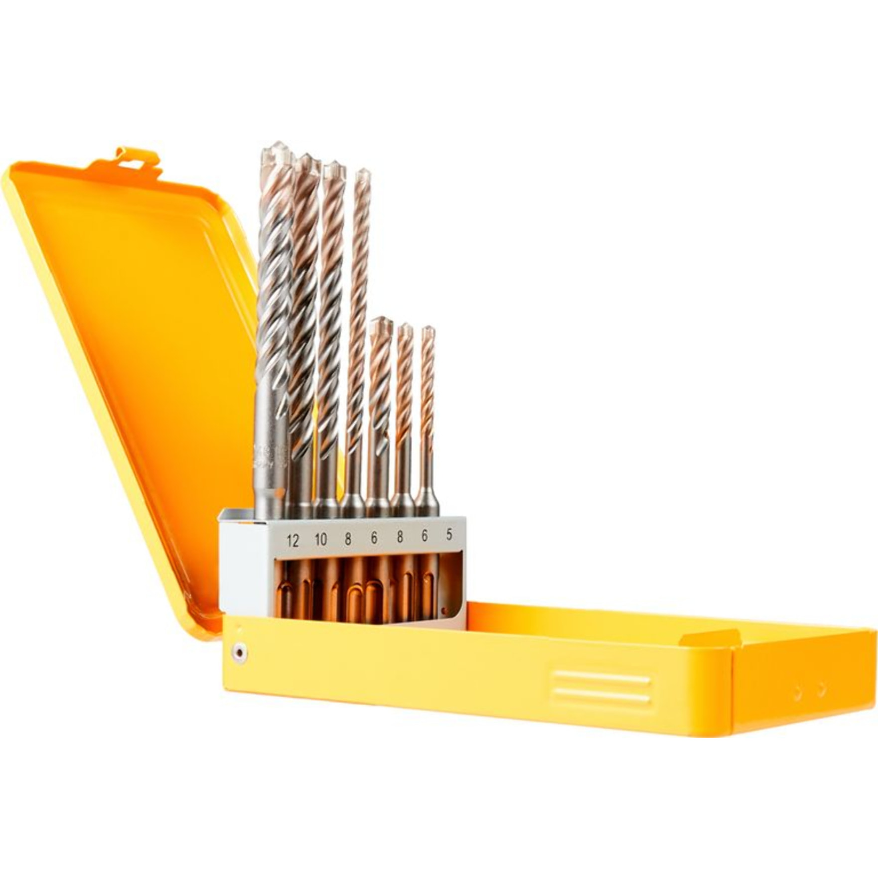 Coffret metal 7 forets SDS-Plus XLR DEWALT - 4 taillants - DT8976-QZ