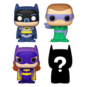 Dc Bitty Pop! Vinile Figura 4-pack Batman Adam West 2,5 Cm Funko