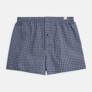 Apertura in tessuto boxer con stampa a quadri