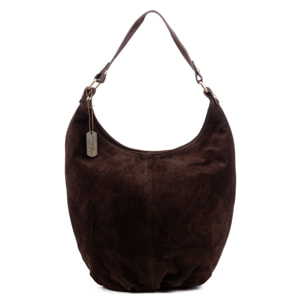 Basiano Borsa a spalla Donna. Pelle vera Camoscio