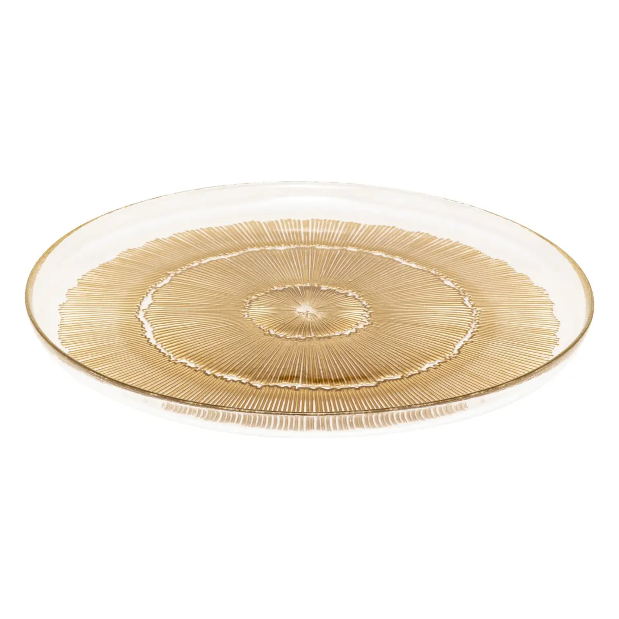 Assiette plate Celeste doré D33xH2cm