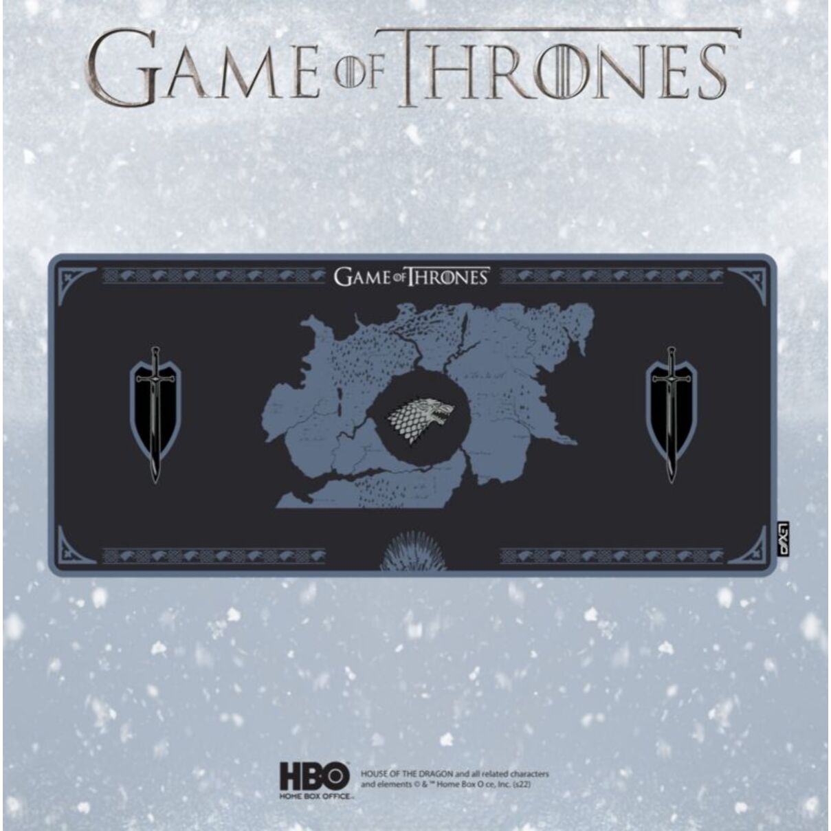 Tapis de souris LEXIP X TSUME - GAME OF THRONES STARK TAPIS XX